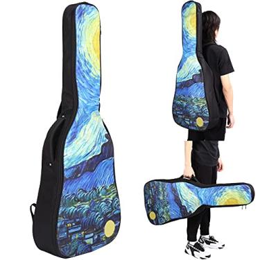 Imagem de Bolsa de guitarra, requintada, armazenamento de instrumentos musicais, durável, capa macia para armazenamento (40 104 cm)