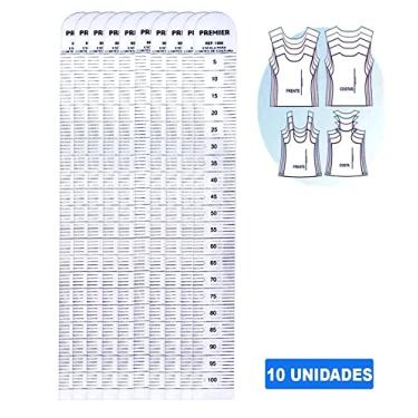 Imagem de 10 Réguas Costura P/Corte de Escala Acrílico Transparente