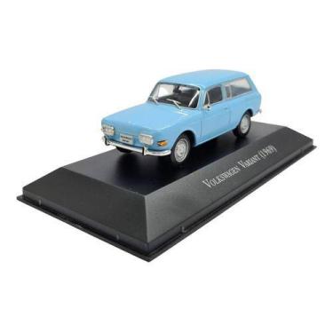 Imagem de Miniatura Volkswagen Variant 1969 Azul Metal 1:43 - Planeta Deagostini