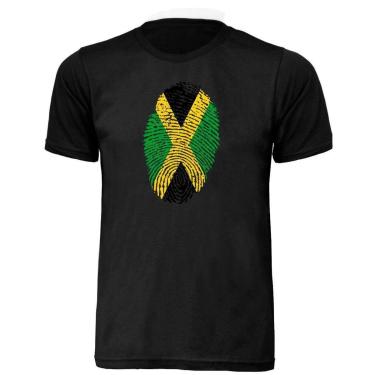 Imagem de Camisa T-shirt Jamaica Bandeira Unissex Adulta-Unissex