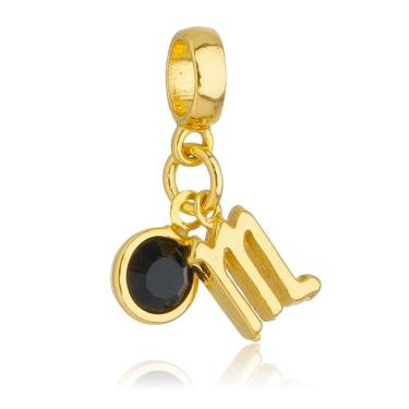 Imagem de Pingente Berloque Signo Escorpião Pandora Banhado a Ouro 18k - Premium