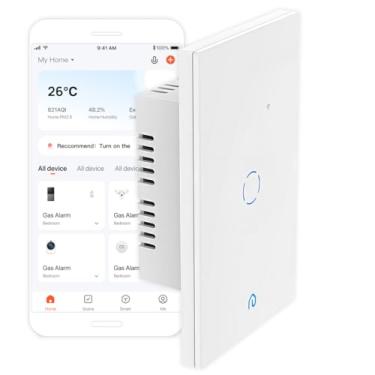 Imagem de Evolut Interruptor inteligente Wifi 1 Botão Compativel com Tuya e SmartLife