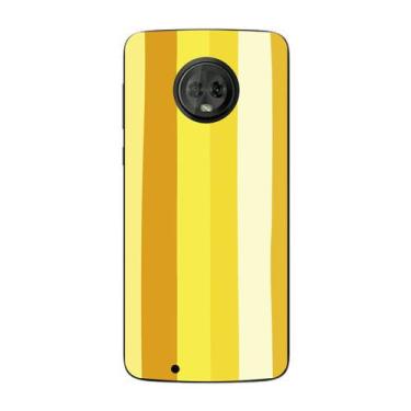 Imagem de Capa Case Capinha Samsung Galaxy Moto G6 Arco Iris Amarelo - Showcase