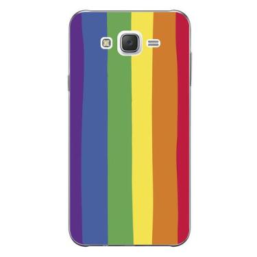 Imagem de Capa Case Capinha Samsung Galaxy  J7 Arco Iris - Showcase