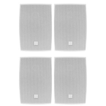 Imagem de Kit 4 Caixas de Som Acústica JBL C621B Passiva Branca - 200 Watts RMS