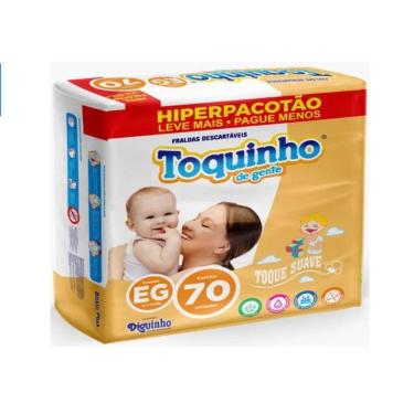 Imagem de Fralda Inf Toquinho De Gente  Hiper Eg/70