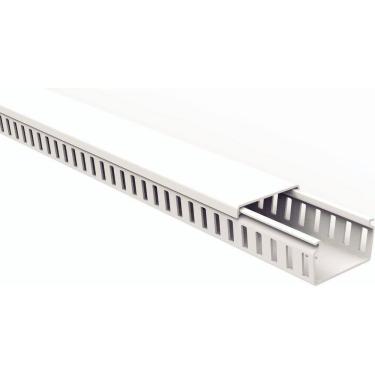 Imagem de Canaleta Para Painel Tramontina Semiaberta Branca 50x50x2000mm Tramontina