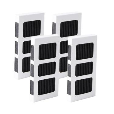 Imagem de Substituição do filtro de ar do refrigerador ativado por carbono compatível com Pureair Ultra 2, Pure Air Ultra 2, Pureair Ultra ii, Electrolux 242047805, 5303918847, EAP12364179 (pacote com 4)