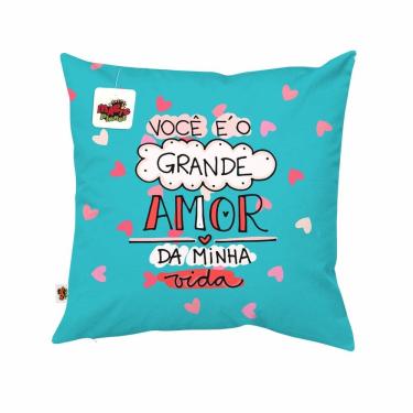 Imagem de Almofada 40x40 Você é o Grande Amor da Minha Vida Presente Dia dos Namorados