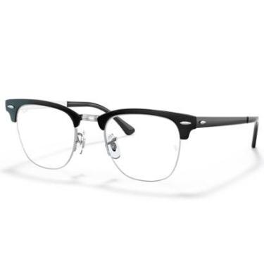Imagem de Óculos de Grau Ray Ban Clubmaster Metal RX3716VM 2861 50-Unissex