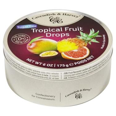Imagem de Cavendish & Harvey, Bala de Frutas Tropicais, Lata 175g