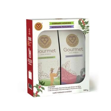 Imagem de 3 Corações Kit Café Gourmet Torrado e moído - Cerrado Mineiro e Mogiana Paulista, 2x250g