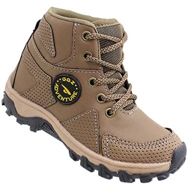 Imagem de Bota Infantil Gibizinho Adventure Masculina Whisky Coturno (Bege, BR, Criança de 9 a 12 anos, Numérico, 34)