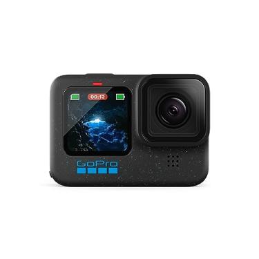 Imagem de GoPro HERO12 BLACK - Câmera de ação à prova d'água com 5.3K60, 27MP, Vídeo + Foto HDR, HyperSmooth 6.0, Trava de horizonte 360°, Live + webcam, Áudio por Bluetooth, Bateria enduro, QUIK