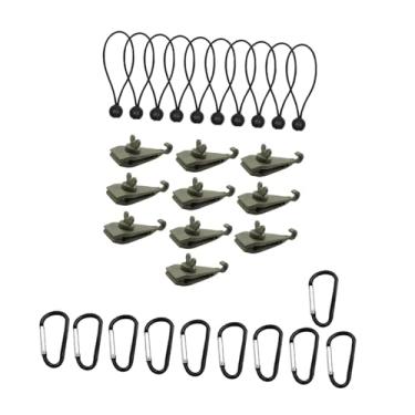 Imagem de Milageto 10 peças clipes de lona clipes de tenda pesados reutilizáveis grampos de lona clipes de dossel para cobertura de piscina toldos de acampamento carro, estilo b