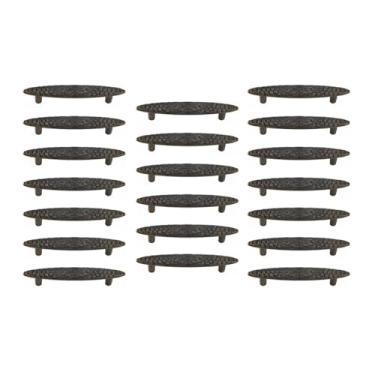 Imagem de 20 peças Vintage Bronze Gaveta Alças Decorativas Barra Puxadores Antigos para Caixa de Presente Jóias Caixa de Madeira Artesanato Baú