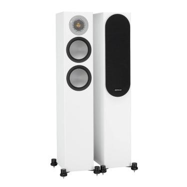 Imagem de Monitor Audio Silver 200 - Par de caixas acústicas Torre para Home Theater Branco Cetim