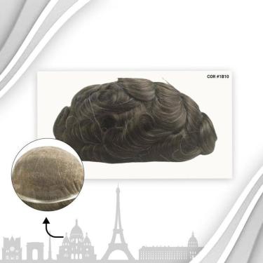 Imagem de Protese Capilar Full Lace Masculina Francesa  20X25 