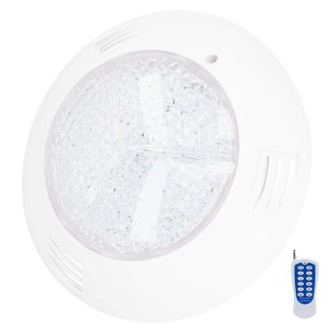 Imagem de Luzes de Piscina ZJchao, 300LED RGB 2500LM Luz de Piscina 30W AC12V IP68 à Prova D'água Controle Remoto Lâmpada Subaquática 120 ° Iluminação Difusa Luzes de Piscina para Piscina