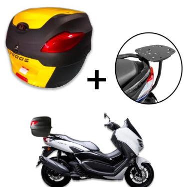 Imagem de Baú 41 litros Awa Proos com Bagageiro para NMAX 160 2021-2023, Amarelo