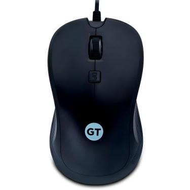 Imagem de Mouse Óptico Ambidestro, GT Business, 1.200DPI, USB, Cabo 1.50Mt, Embo