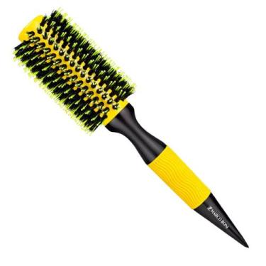 Imagem de Escova De Cabelo Thermal Ceramic Premium 60mm Marco Boni, Amarelo