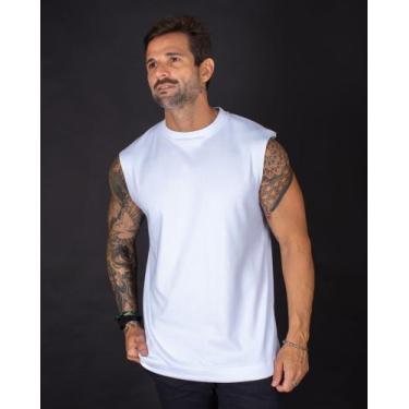 Imagem de Regata Oversized - Toppen Jeans, G, Branco