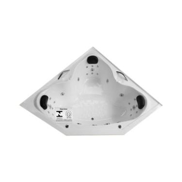 Imagem de Banheira de Hidromassagem Ouro Branco LUXO Tamanho 1,601,600,52 - Mina