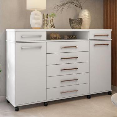 Imagem de Cômoda London 2 Portas 7 Gavetas 1,70 m - Comoda para Quarto - Demobil