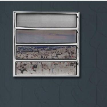 Imagem de Janela de Alumínio Basculante 80x100cm Linha Plus Lux Esquadrias