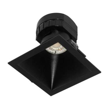 Imagem de Spot Embutir Downlight Twist Led Quadrado 8w Bivolt - Preto - SeveEner