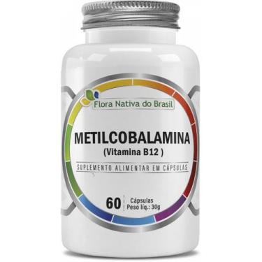 Imagem de METILCOBALAMINA (vitamina b12) Suplemento Natural 60 Caps - Flora Nati