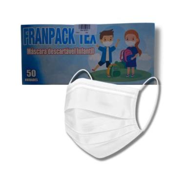 Imagem de Máscara Descartável Infantil Elastico Franpack Tex 50 Unid - FRAPACK T