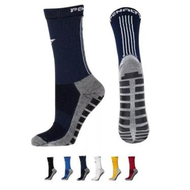 Imagem de Meia Perf. Grip 39-44 Antiderrapante Futebol Treino Absorção Penalty, 