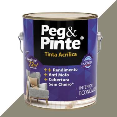 Imagem de Tinta Acrílica para Parede Peg e Pinte 3,6L Eucatex, Noturno