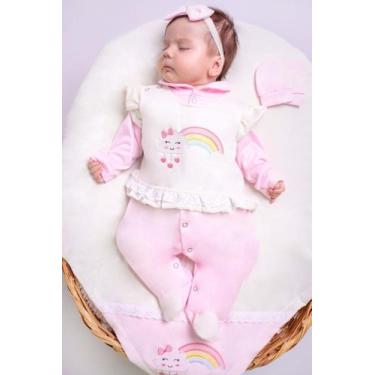 Imagem de Saída De Maternidade Coleção Arco Iris - Para Meninas - MARY BABY, Pal