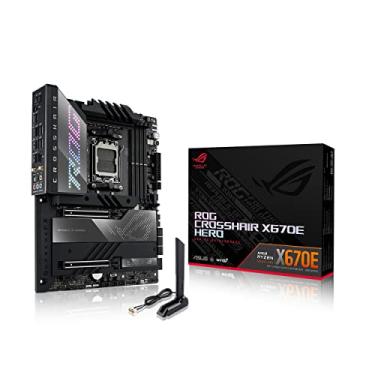 Imagem de Placa Mãe Asus ROG CROSSHAIR X670E HERO Wi-Fi (AM5/4xDDR5/M.2/USB 3.2/RGB)