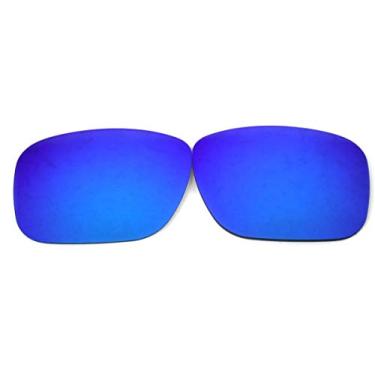 Imagem de Lentes de substituição Galaxy para Oakley Holbrook Metal OO4123 (não Holbrook normal) Polarizadas 100% UVAB, Azul, regular