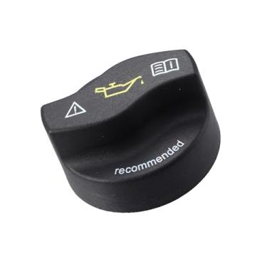 Imagem de Partuto Tampa do tanque de combustível do motor, tampa do plugue de enchimento de óleo a gás para substituição A0000101685 para Mercedes-Benz A-Class 1997-2017 preta