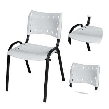 Imagem de Cadeira Ergonômica Escritório Igreja Recepção Encosto Home Office Empi