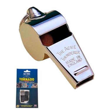 Imagem de Apito Acme Thunderer 60.5 Classic cor Prata Futebol Basquete