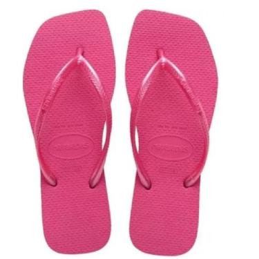Imagem de Chinelo Havaianas Slim Square Básico Original Quadrado Opção De Cor, P