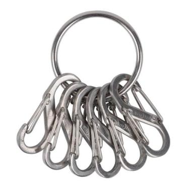 Imagem de Chaveiro Organizador Nite Ize Keyring Steel S-Biner Krgs-11-R3