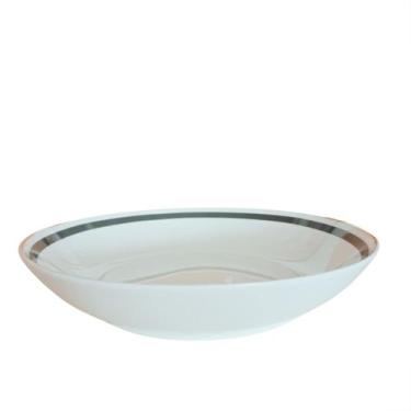 Imagem de Prato Fundo Porcelana Filete Ouro Legacy Gold 20,5cm 6un LHermitage - 