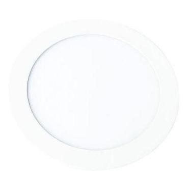 Imagem de Plafon painel embutir redondo branco frio 6000k led 18w - ENT LED