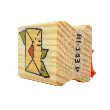 Imagem de Carimbo de Madeira Artesanal - Cartinha Love - Cod.RI-143 - Rizzo - 1 