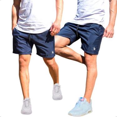 Imagem de Kit 2 Shorts Tactel Masculino Futebol Treino Academia Com Bolsos Later