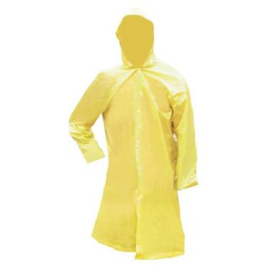 Imagem de Capa Chuva PVC com Manga Amarela Tamanho GG - Policap