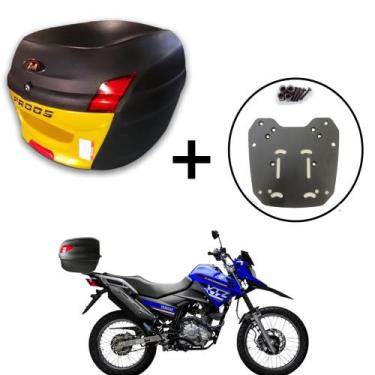 Imagem de Baú Bauleto 34l + Suporte Baú Superior Crosser 150 2014+ - AWA, DOURAD
