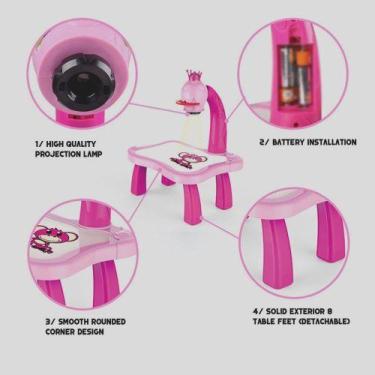 Imagem de Mesa de Pintura de Desenho de Projetor de Led Infantil , - toys